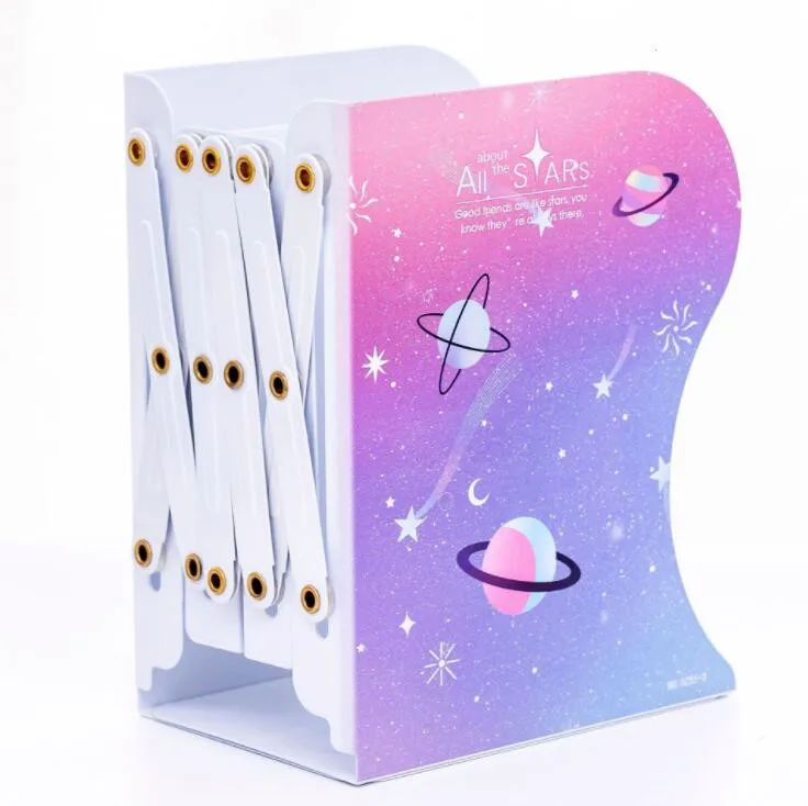 Металлический регулируемый Органайзер со звёздным небом для книг и