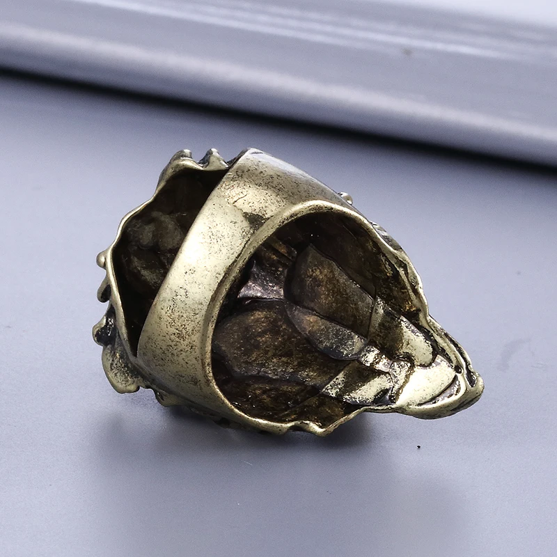 Модные ювелирные изделия винтажное очаровательное кольцо с головой льва для