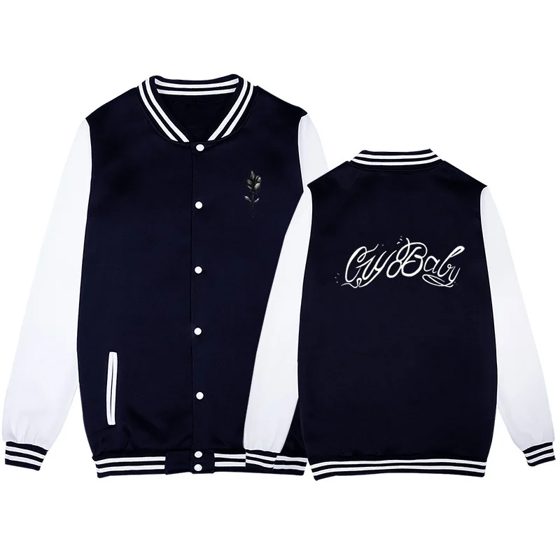 

Baseball 2021 New Casual Loose Long Sleeve Couple Coat Top Sportswear