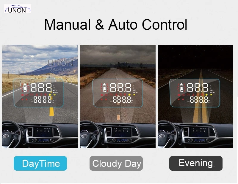 Полностью функциональный HUD Автомобильный дисплей для Toyota Camry~ безопасный экран для вождения OBD Data проектор для ветрового стекла