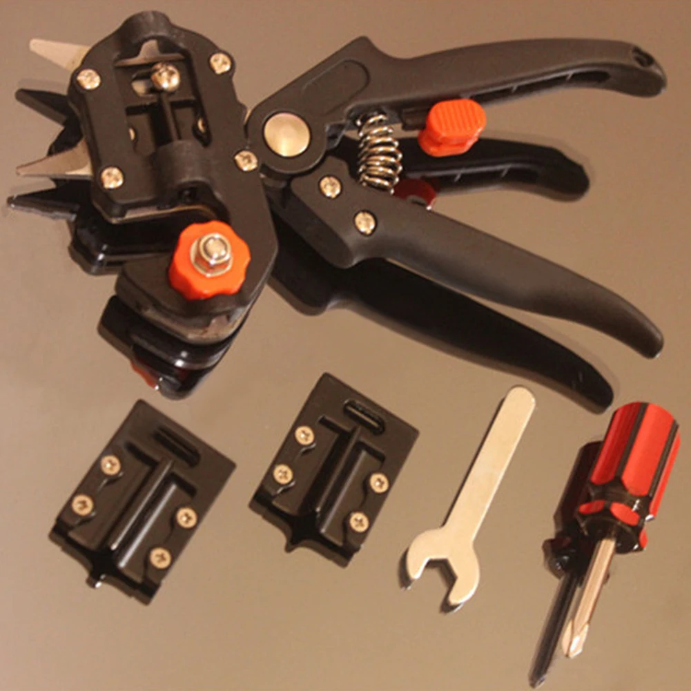 

Grafting Device Set Handheld Pruner Fruit Tree Nursery Garden Seedle Graft Tools Easily Carrying Part Eco-friendly Tool