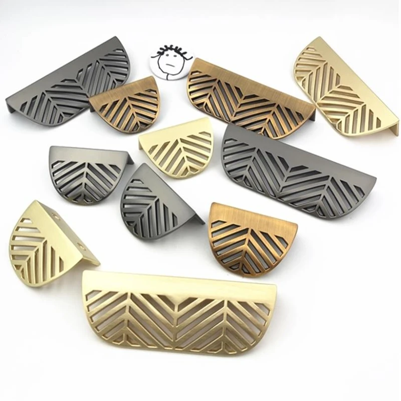 LCH в скандинавском стиле форме листьев из цинкового сплава инстаграмма дверная