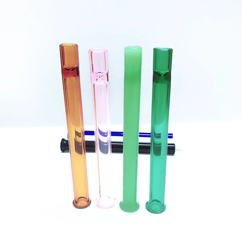 

Glass Tobacco Pipe Glass Tube Cigarette Holder Cigarette Case Color Random