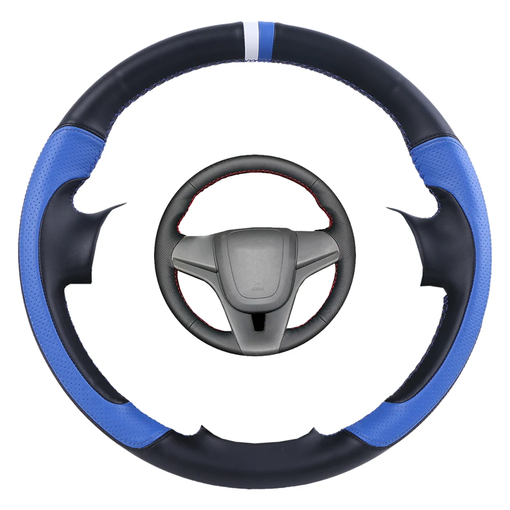 Чехол рулевого колеса автомобиля волоконная кожа для Chevrolet Cruze 2009 2014 Aveo 2011
