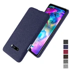Для LG G8X G8S V50S V50 V60 ThinQ V30 Coque Роскошная текстура ткани облегающий чехол для телефона для LG V40 V30S V30 G7 G8 THINQ Capa Funda