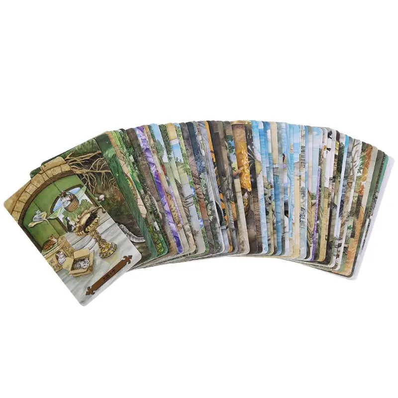 Мистические кошки Таро 78 колода карт семейвечерние партия настольная игра