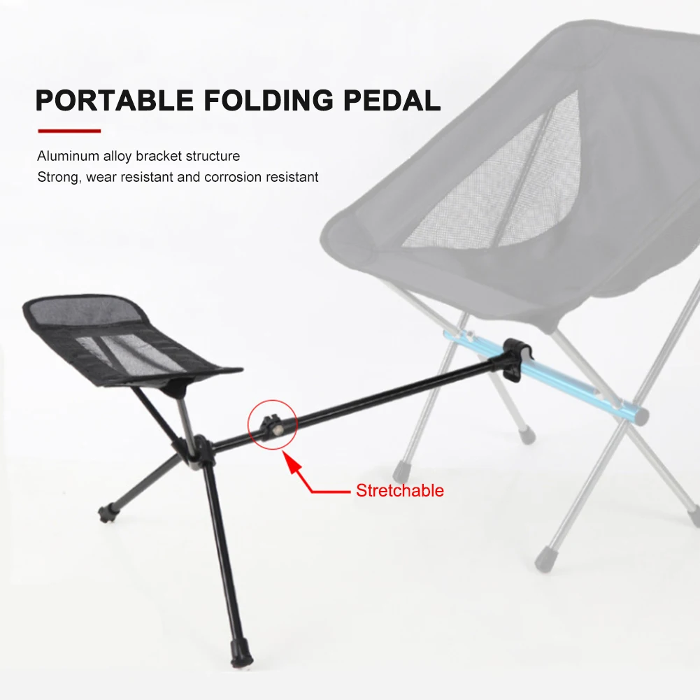 

Leg Stool Camping Footrest Outdoor Stool Folding Chair Portable BBQ Foot Rest Leg Family Outdoor Camping Accessories