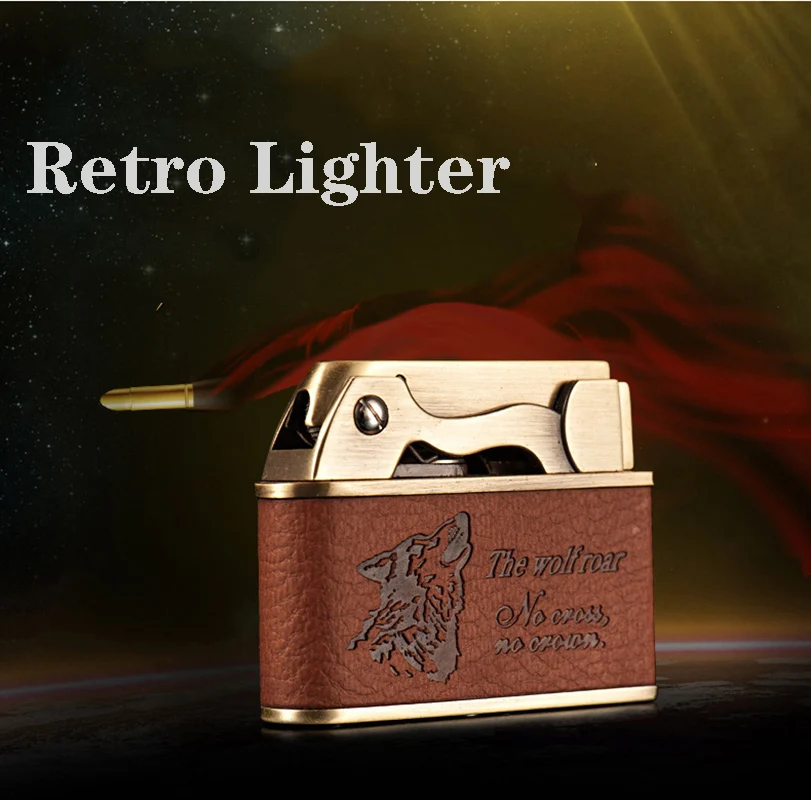 Jobon ветрозащитная зажигалка супер тонкая медная чистая креативная ретро старая