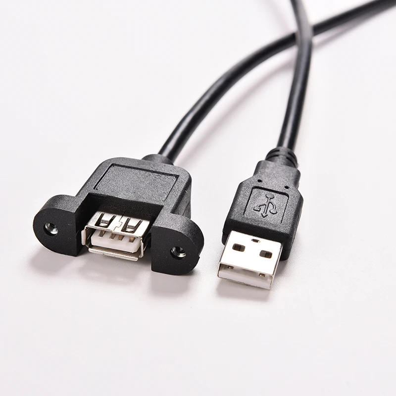 

1X5 0 см Удлинительный кабель с креплением на панели USB 2,0 переходник с портом «штырь-гнездо»