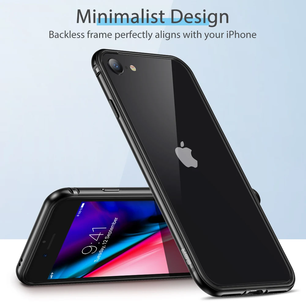 ESR чехол для iPhone SE 2020 Новый 8 7 X XS XR 11 Pro Max телефона металлический бампер 2 го