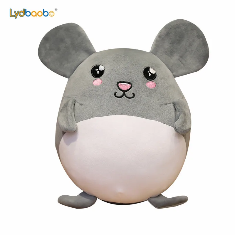 1 шт., 25 см, новинка, Kawaii, серая крыса, плюшевая игрушка, плюшевые игрушки для девочек, детские игрушки для мальчиков, kawaii, кукла мышка, детские рождественские подарки