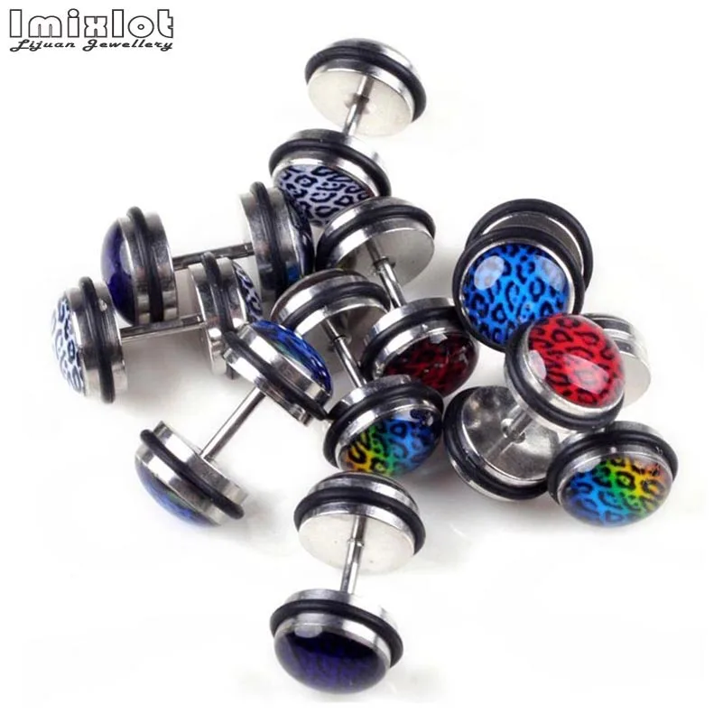 2 шт./партия Нержавеющая сталь винт серьги-гвоздики серёжки для Для женщин Для мужчин поддельный пирсинг, экспандер туннель ухо Вилки тела Percing ювелирные изделия