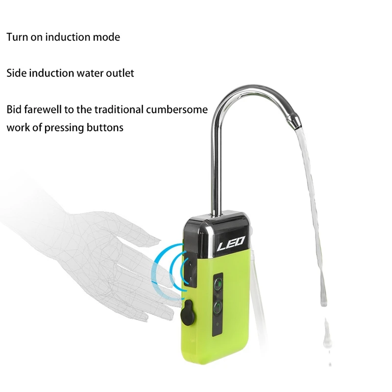 

LEO Intelligent Sensor Water Oxygen Pump Portable Smart Induction Outdoor Fishing Oxygenation Air Pump with LED Lighting