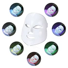 7 цветов Светодиодная фотоновая световая терапевтическая маска для лица Омоложение кожи отбеливание против морщин лечение акне косметические устройства
