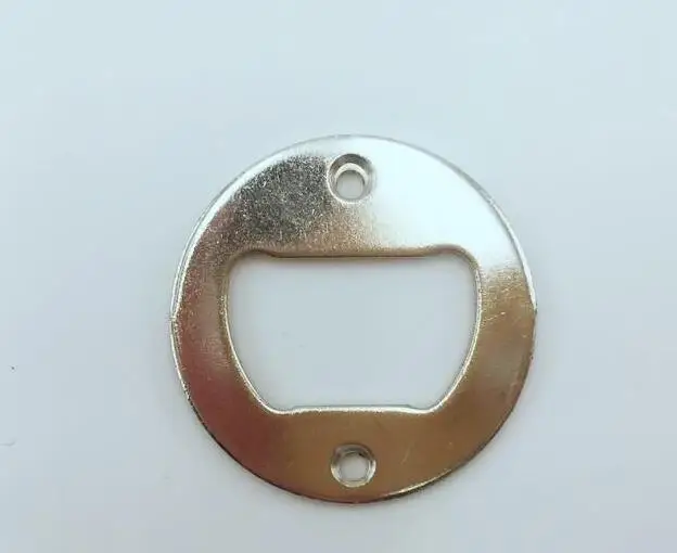 20 штук Нержавеющая сталь открывалка для бутылок часть с потайной отверстия