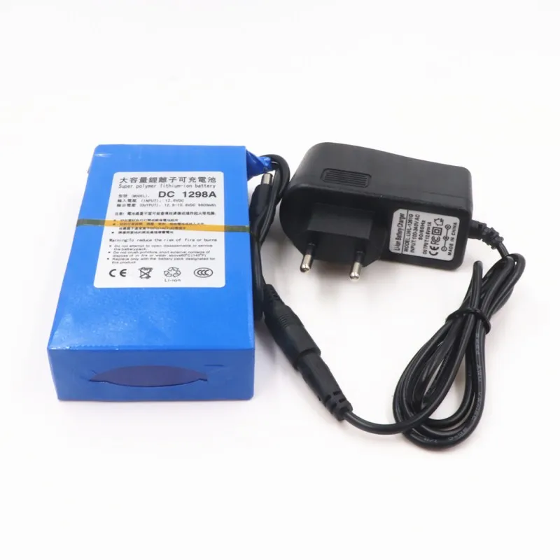 100% прочный DC 12 V 9800 MAH Высокая емкость Супер Мощный резервный аккумулятор