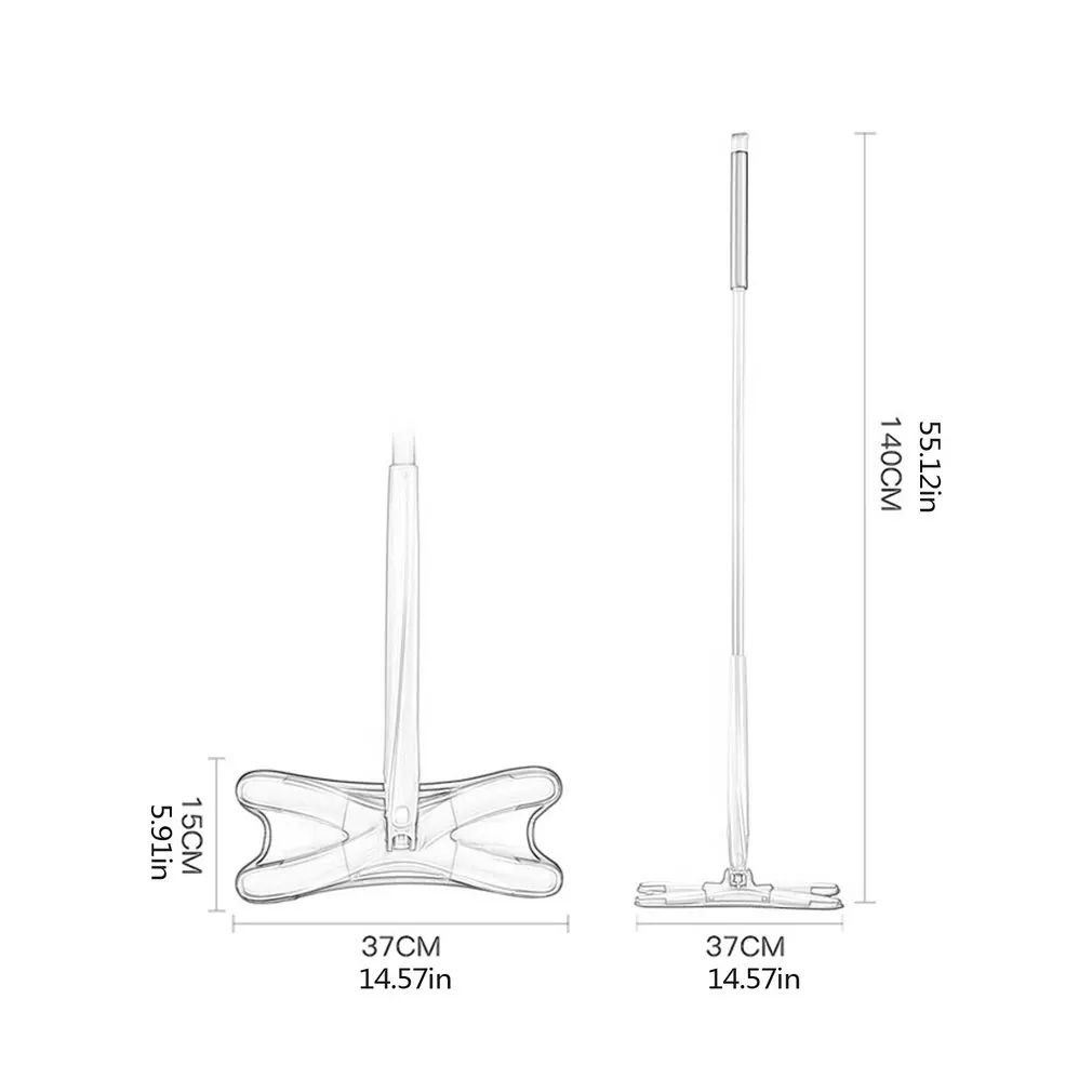 

X-Type Microfiber Floor Mop Cloth Replaceable Hand Free Cleaner Dish Wash Mop Home Manual Cleaning Tool Extrusion Mop