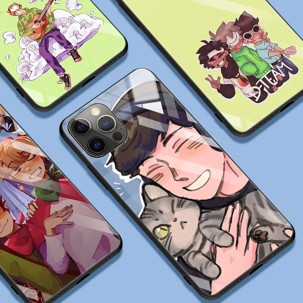 

Tempered Glass Case For Apple iPhone 13 13 11 12 Pro Max 7 Plus X XR XS 12Pro 12 Mini 6 6S SE Phone Cover Dream Smp Cute
