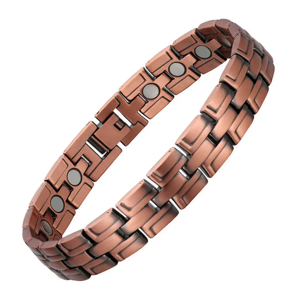 

Fashion Simple Copper Bracelet Unisex Magnetic Men's Bracelets Jewelry