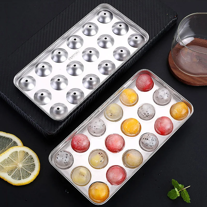 

Home Ice Cube Trays Stainless Steel Cake Chocolate Pudding Jelly Mold Fruit Dessert Ice Block Kitchen Ice Cream Making Tool