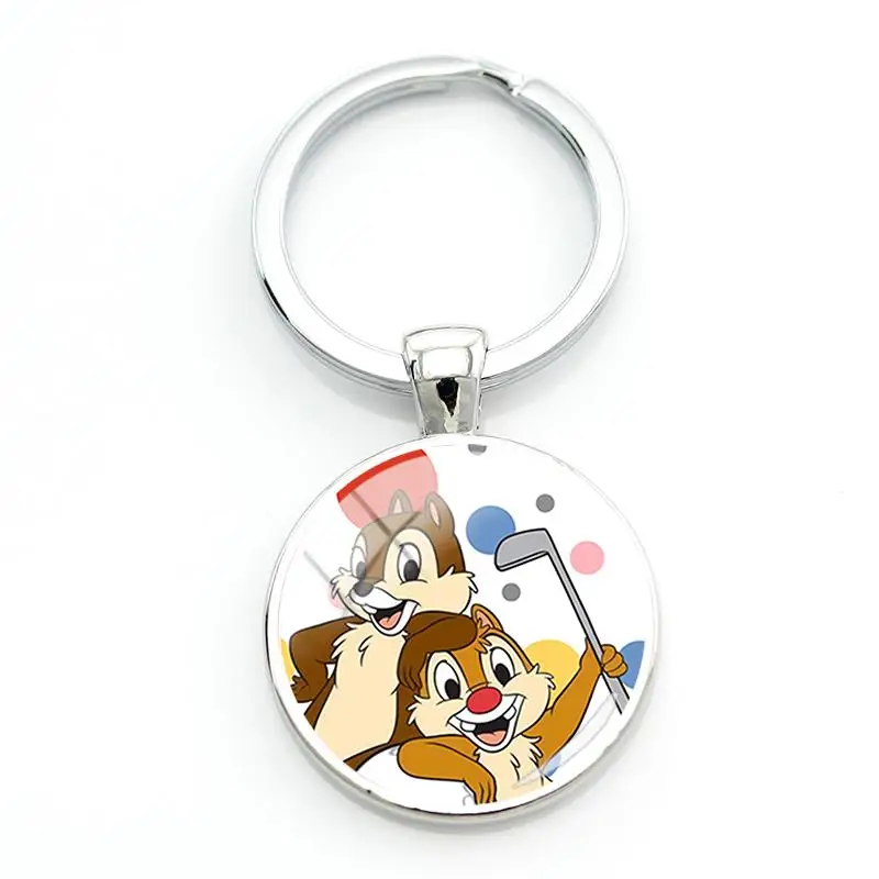 Disney забавные брелоки с чипом ⟚le рисунком из мультфильма для женщин брелок XF31 -