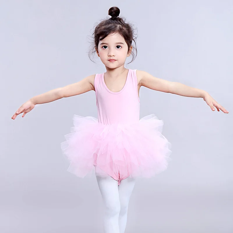 Kids Girls Party Dress Tutu Ballet Dance Wear Sleeveless Gymnastics Leotard Dancing Princess Children Baby Clothes | Детская одежда и