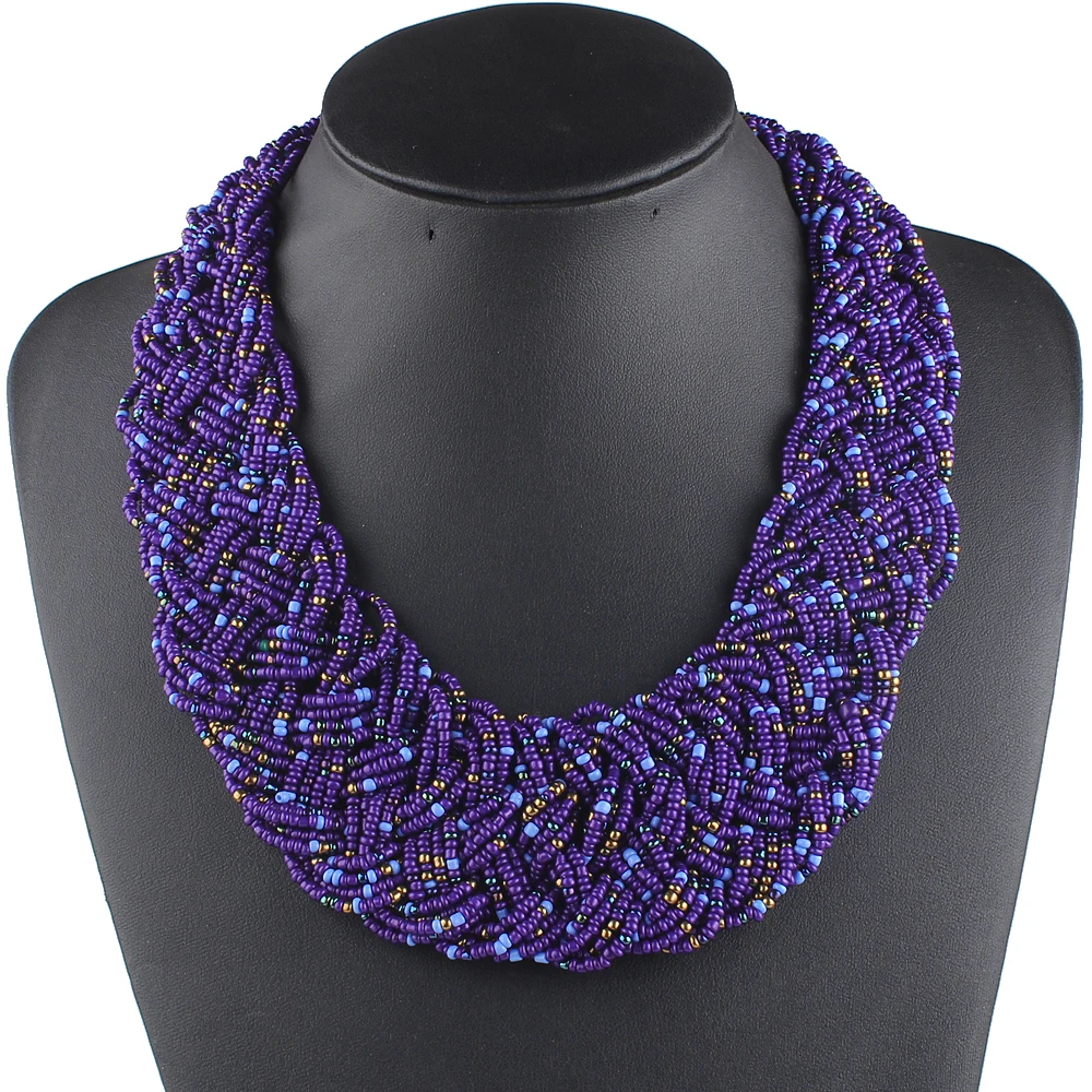 Женское Ожерелье чокер с бусинами в богемном стиле|ethnic jewelry|fashion jewelryjewelry fashion |