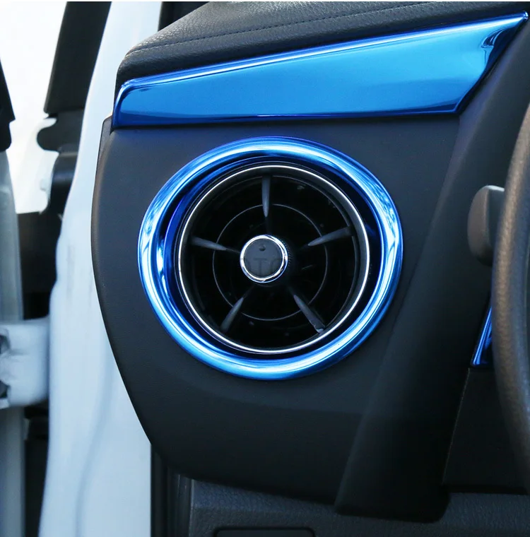 Аксессуары для приборной панели из нержавеющей стали 2 шт. левая и правая