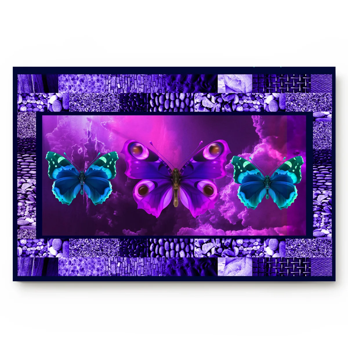 Цветные гальки бабочки мечты домашний коврик для гостиной защита окружающей