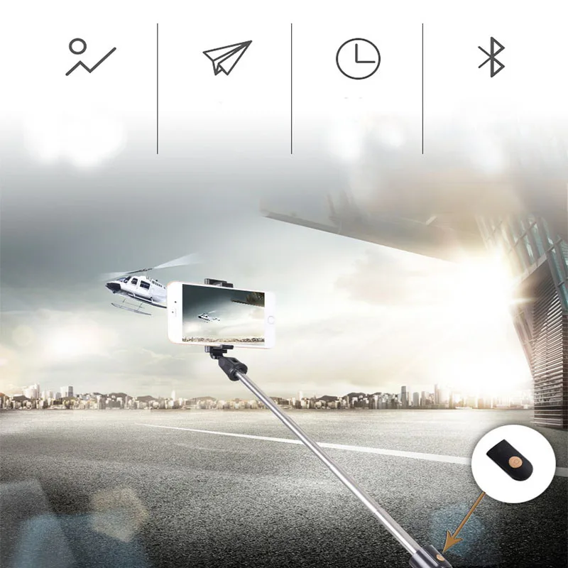 Штатив для телефона селфи-артефакт Bluetooth селфи-палка Телескопический штатив с