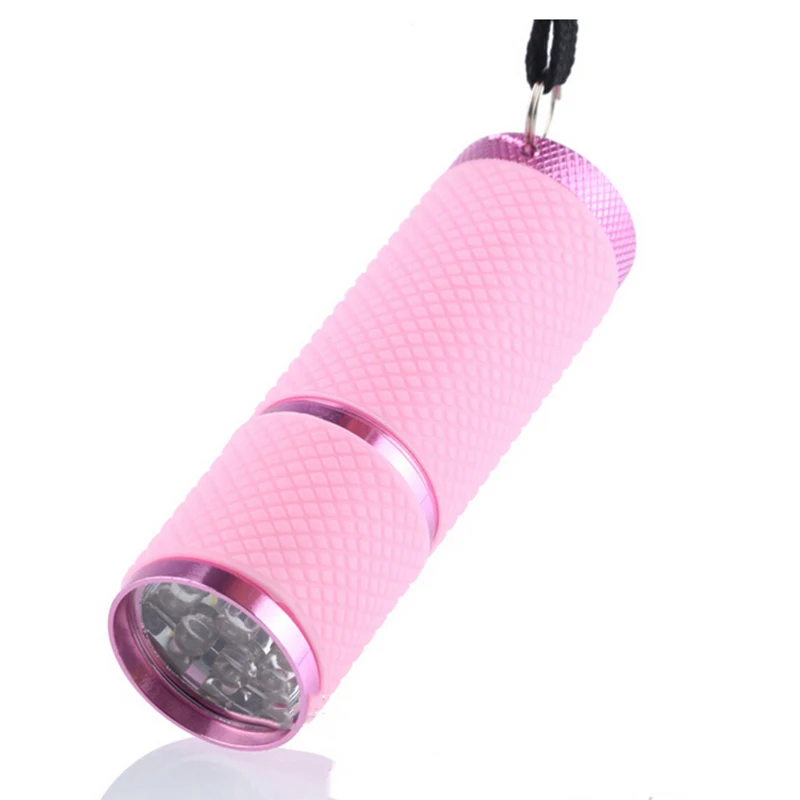 

Mini Portable LED Nail Dryer Curing Lamp Flashlight Torch For UV Gel Nail Polish AAA Battery