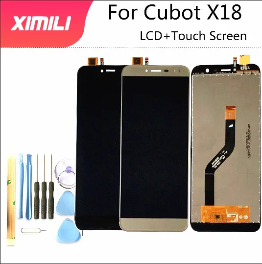 Протестирован хорошо для Cubot X18 ЖК-дисплей+ сенсорный экран панель дигитайзер Запасные части в сборе 5,7 дюймов 720*1440+ Инструменты