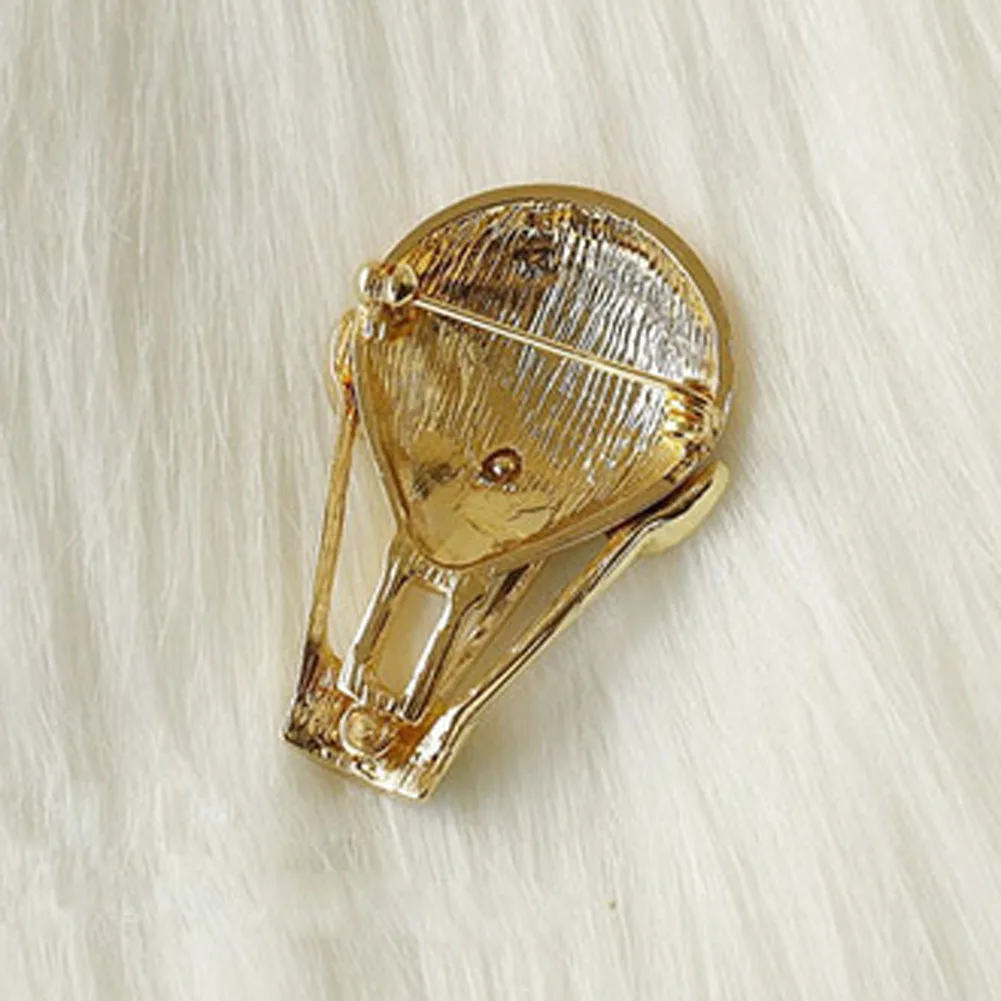 

Fashion Exquisite Enamel Colorful Hot Air Balloon Brooches Retro Pin Collar Badge For Women Jewelry