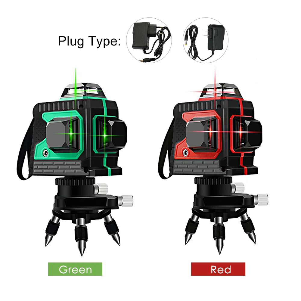 Лазерный уровень профессиональный 12-линейный светильник велир с сенсорным
