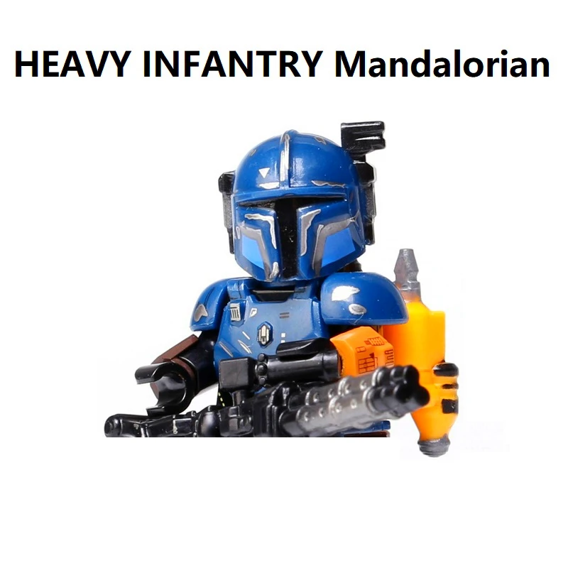 Конструктор сделай сам WM975 из АБС-пластика 4 5 см тяжелая пехота мандалор пас визла