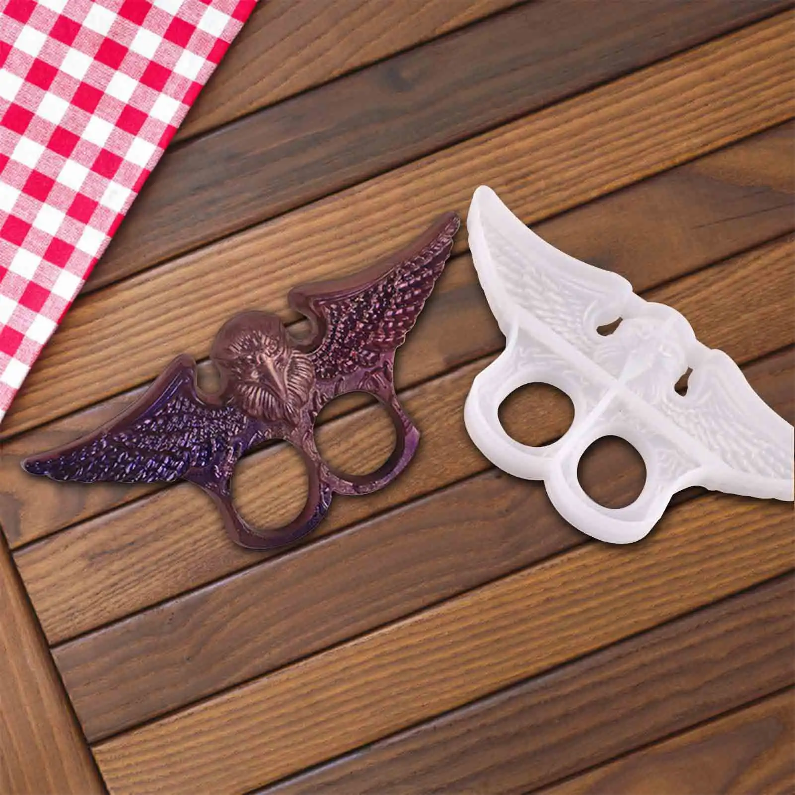 

Eagle Shape Knuckles Silicone Mold Pendant Desktop Ornament DIY Crafts Making Tool Coaster Cup Mat Casting Molds Home Decor