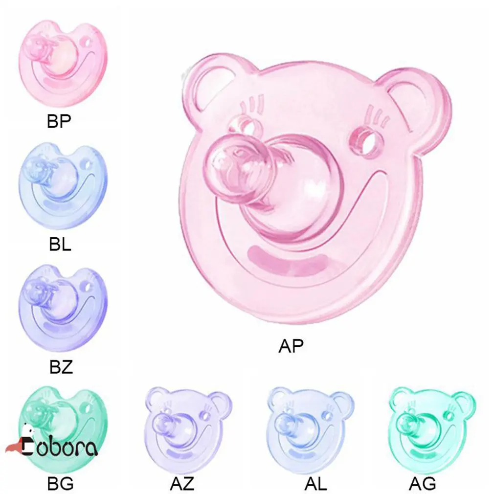 

Piggy Infant Cartoon Pacifier Silicone Round Head Type Pacifier Teething Soother Nipple Feeder For Newborn