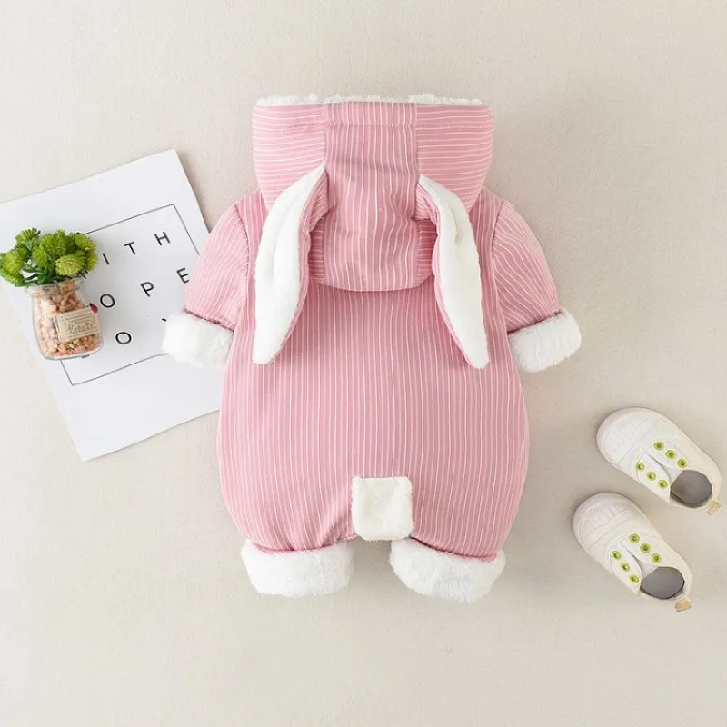 

Newborn Baby Clothes Autumn Winter Fleece Rompers For Baby Girls Boys Jumpsuit Children Overalls Kids Costume Infant Clothing