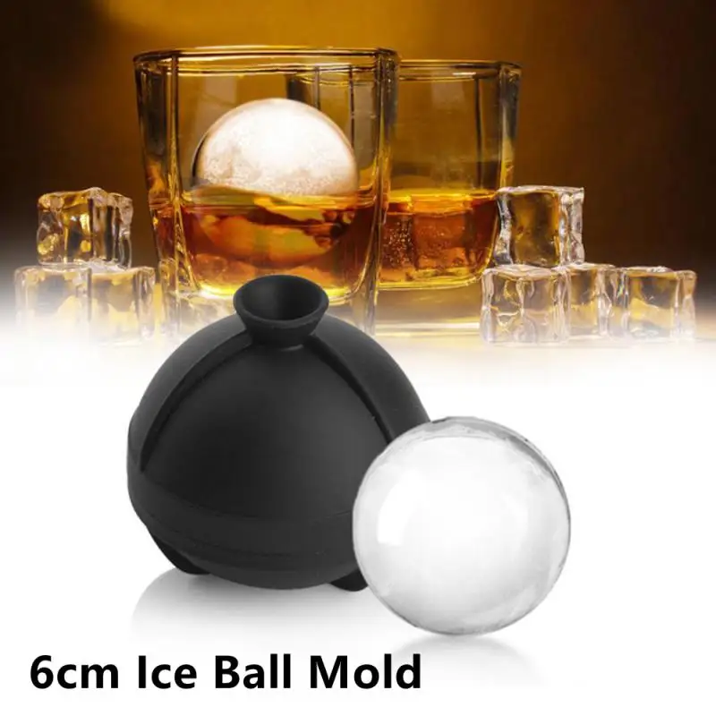 

6 Cm Large Ball Ice Molds DIY Home Bar Party Cocktail Whiskey Drink Use Sphere Round Ice Ball Maker Mould Kitchen Ice Cream Tool