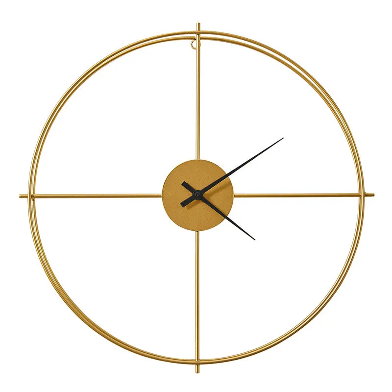 

Large Vintage Metal Wall Clock Modern Design for Home Office Decor Hanging Watches Living Room Classic Brief Bedroom Decor