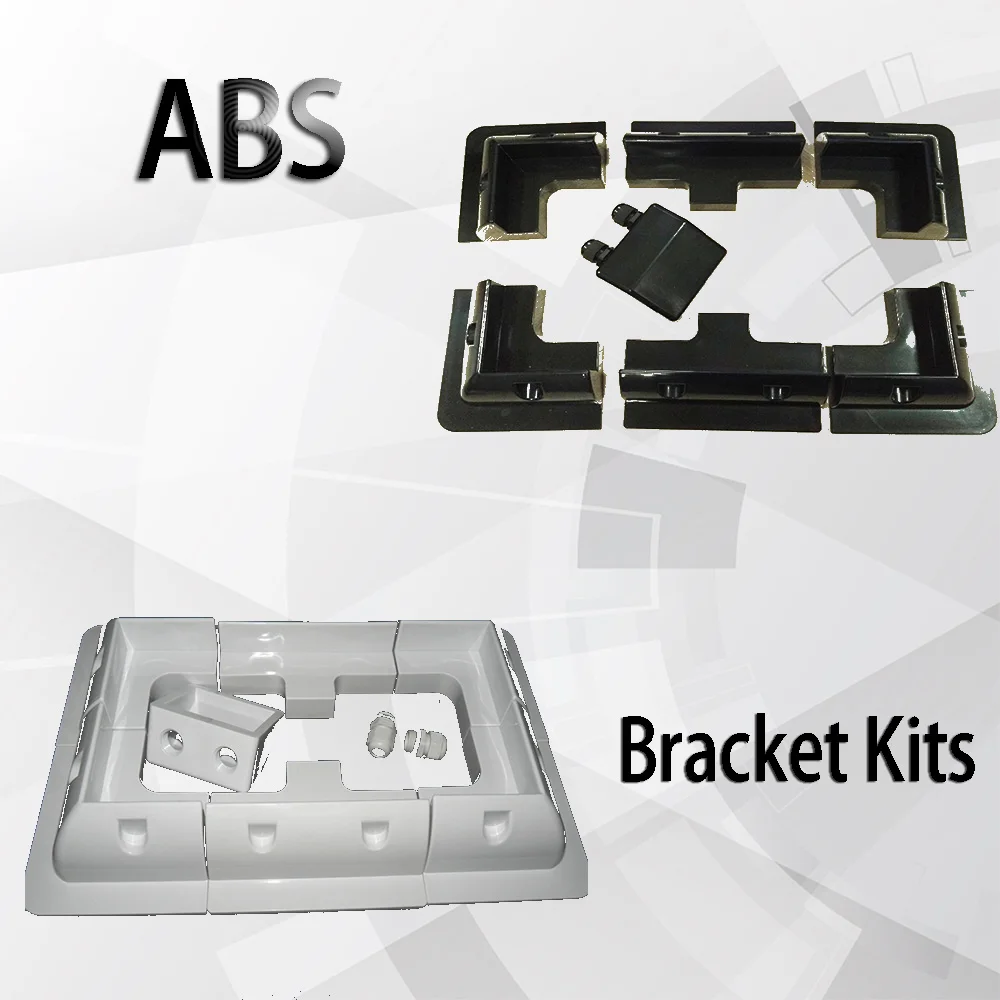 1 комплект в партии ABS soporte панель Солнечный Монтажный кронштейн наборы белый цвет