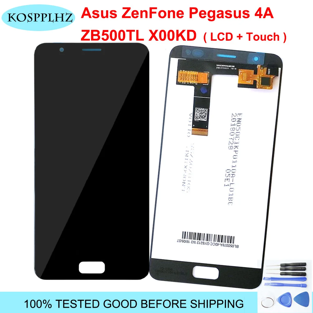 ЖК дисплей для ZenFone Pegasus 4A ZB500TL X00KD + сменный сенсорный экран 720x1440 в сборе