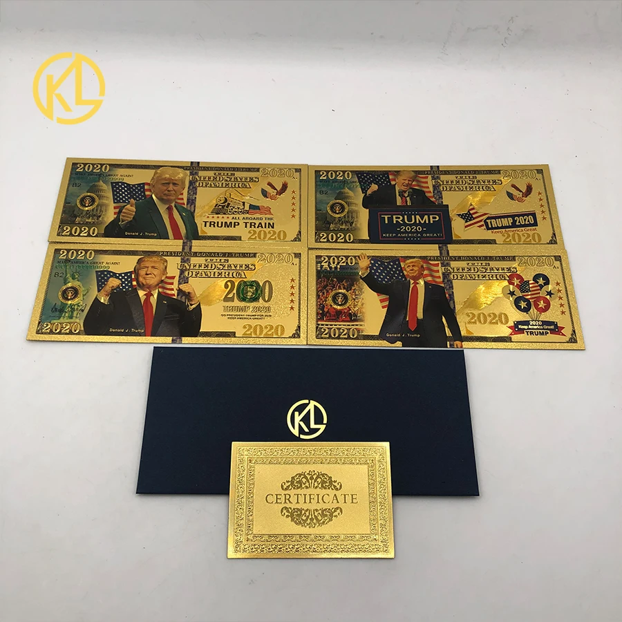 Золотая банкнота Трампа которую мы доверяем сделайте Америку прекрасными