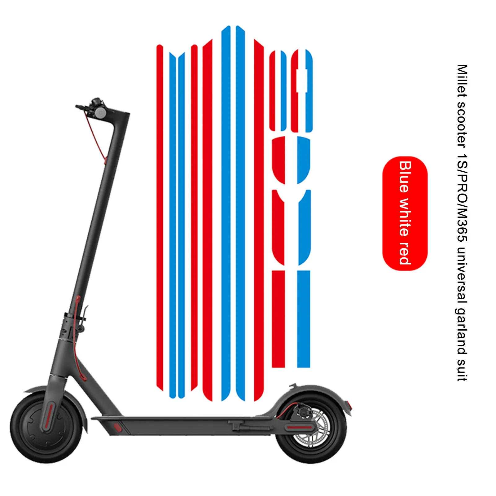 

Electric Motorcycle Reflective Sticker Warning Strip Reflective Light Sticker For Motorcycle For Scooter For 1S/PRO/M365