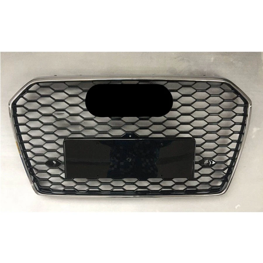 

Car Front Bumper Grill Center Grille for Audi A6/S6 2016 2017 2018 (Refit for RS6 Style) car-styling accessories