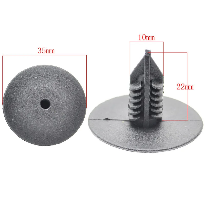 

3 Size 50/60 Pcs Auto Fastener Clips Vehicle Retainer Rivet Door Panel Fender Liner Bumper Fender Trim Plastic Mixed Car Clips