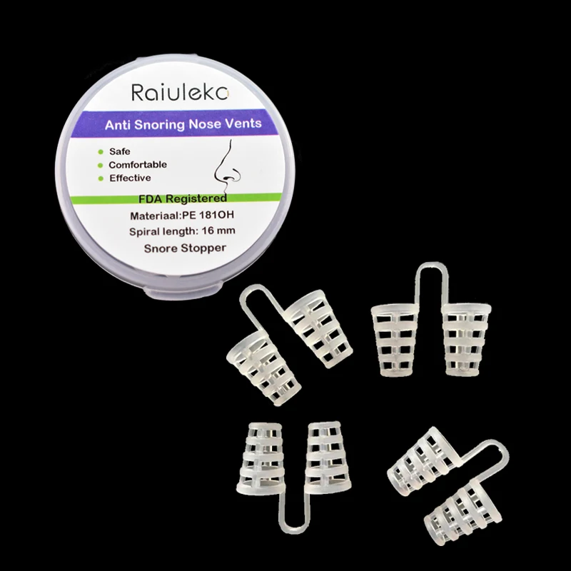 12 шт. новое мягкое Силиконовое устройство для остановки храпа против ночного сна