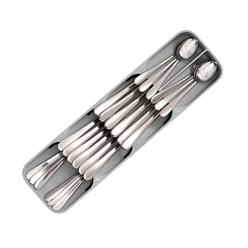 Поднос для хранения столовых приборов держатель ножей органайзер коробка ложек