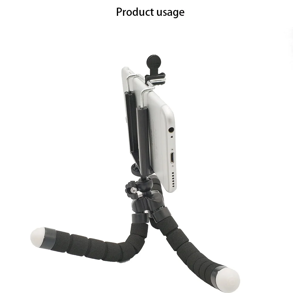 

Flexible Mini Sponge Table Smartphone Tripod Octopus Tripod for Iphone7 x 6 Plus HuaweiP20 Redmi Note 8 7 OPPO Mobile Phone