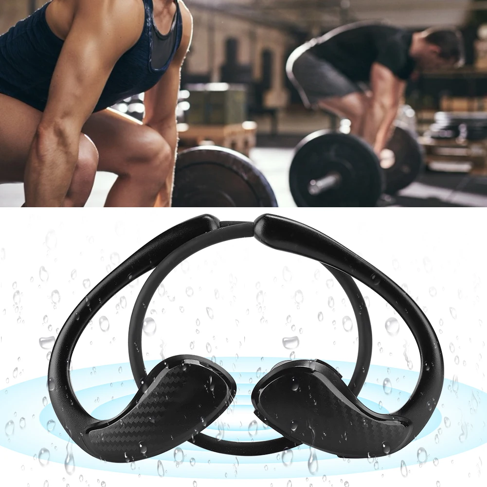 Водонепроницаемые Bluetooth наушники Беспроводные спортивные с функцией NFC умные CVC6.0